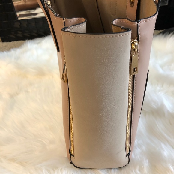 A New Day Blush Pink Vegan Leather Handbag - Picture 6 of 8